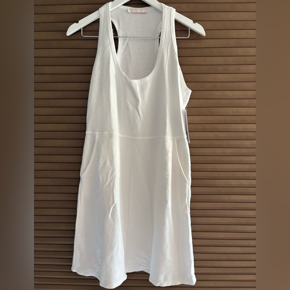Spiritual Gangster  White Textured Dress